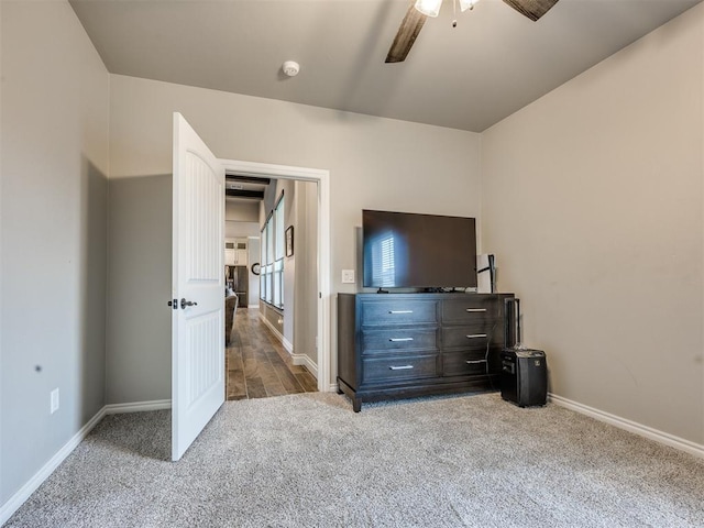 4000 Timber Creek Way, Moore, OK 73165 - bedroom featuring carpet and ceiling fan