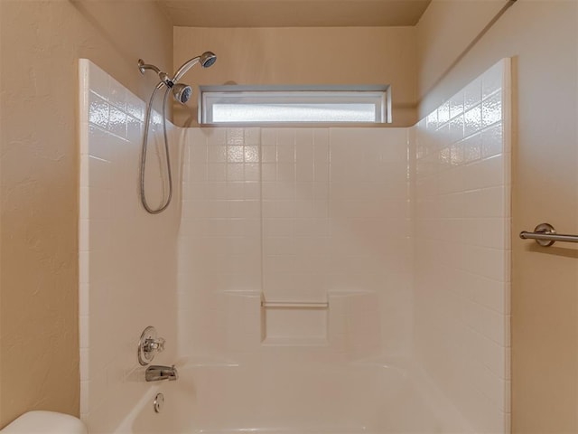 4513 SE 79th Ter, Oklahoma City, OK 73135 - bathroom featuring bathtub / shower combination and toilet