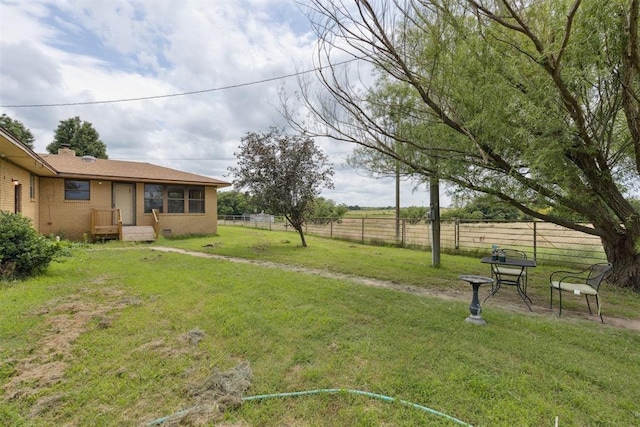 104951 S 3440th Rd, Meeker, OK 74855 - view of yard