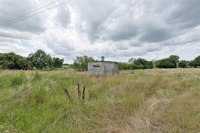104951 S 3440th Rd, Meeker, OK 74855 - view of yard with a view of countryside and an outbuilding
