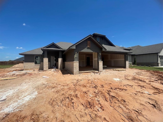 4912 Misty Wood Ln, Mustang, OK 73064 - view of front of house featuring a shingled roof