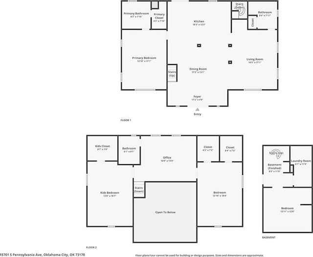 15701 S Pennsylvania Ave, Oklahoma City, OK 73170 - view of home floor plan