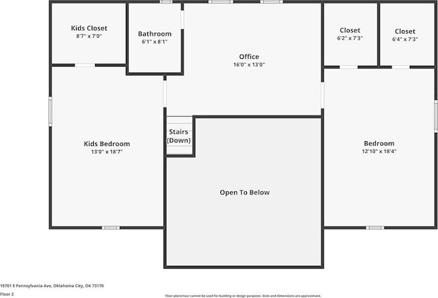 15701 S Pennsylvania Ave, Oklahoma City, OK 73170 - view of room layout