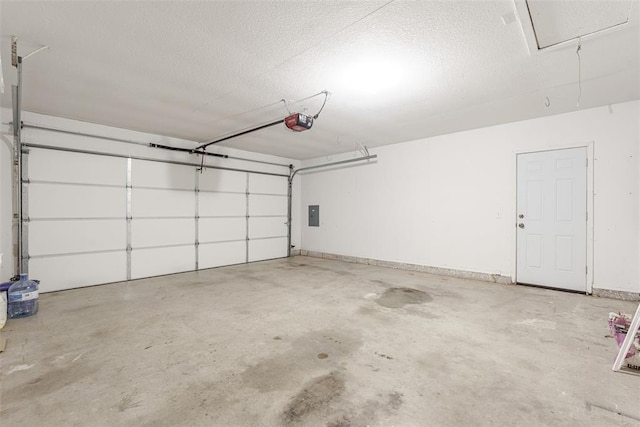 1709 Rocky Mountain Way, Edmond, OK 73003 - garage with a garage door opener and electric panel