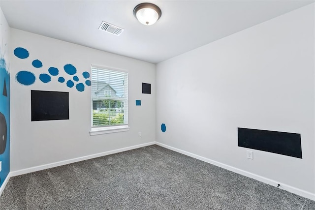 808 Scully Rd, Yukon, OK 73099 - unfurnished room with dark colored carpet and baseboards