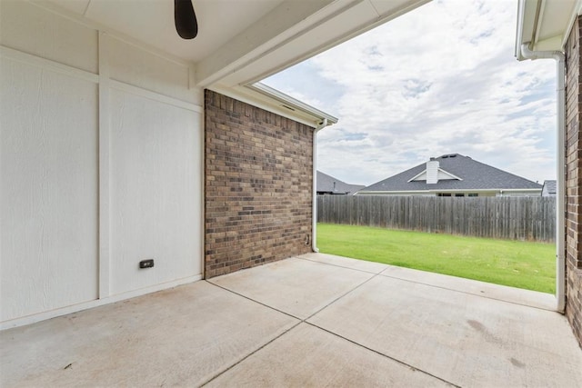 808 Scully Rd, Yukon, OK 73099 - fenced backyard with a patio area