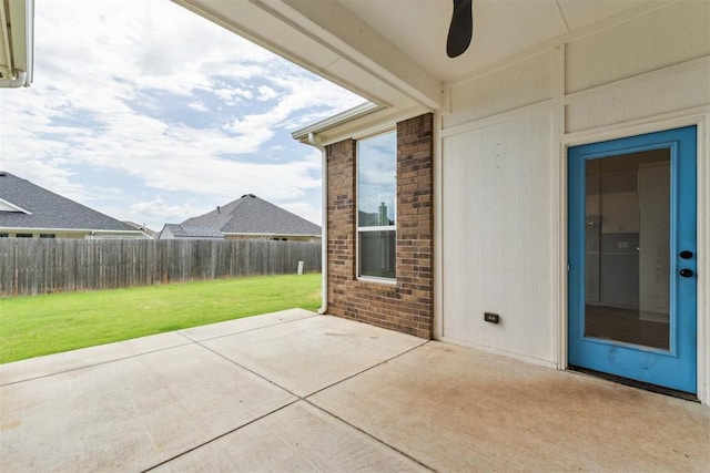 808 Scully Rd, Yukon, OK 73099 - fenced backyard with a patio area