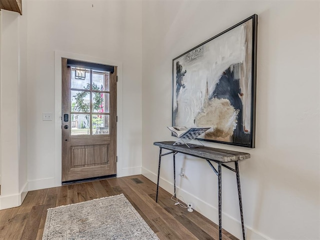 7308 Sunset Sail Ave, Edmond, OK 73034 - entryway featuring wood finished floors