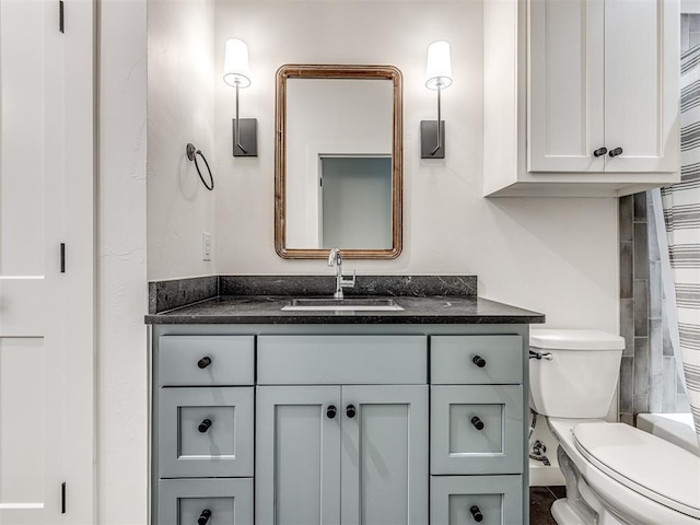 7308 Sunset Sail Ave, Edmond, OK 73034 - bathroom with vanity and toilet