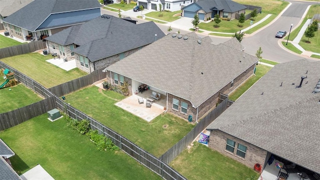 15921 Bison Dr, Moore, OK 73170 - aerial perspective of suburban area