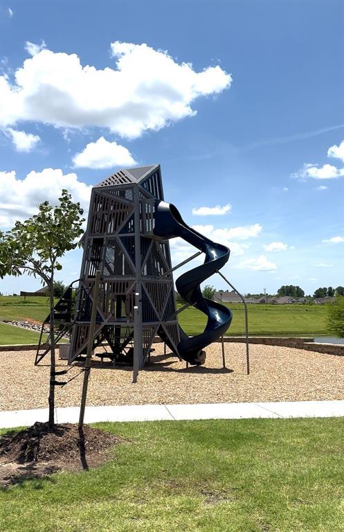 15921 Bison Dr, Moore, OK 73170 - community jungle gym with a yard