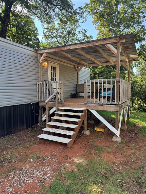 330633 E 875th Rd, Wellston, OK 74881 - view of deck