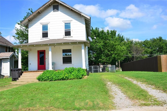 120 S Chickasaw Ave, Bartlesville, OK 74003 - view of front facade featuring covered porch and driveway