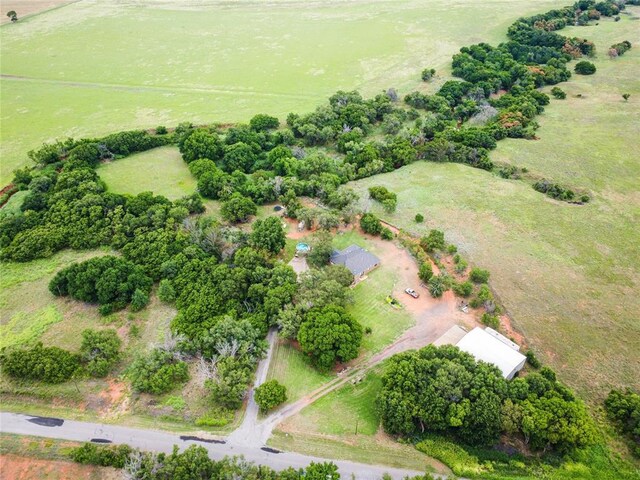 19277 E 1220th Rd, Sayre, OK 73662 - aerial view of property's location featuring rural landscape
