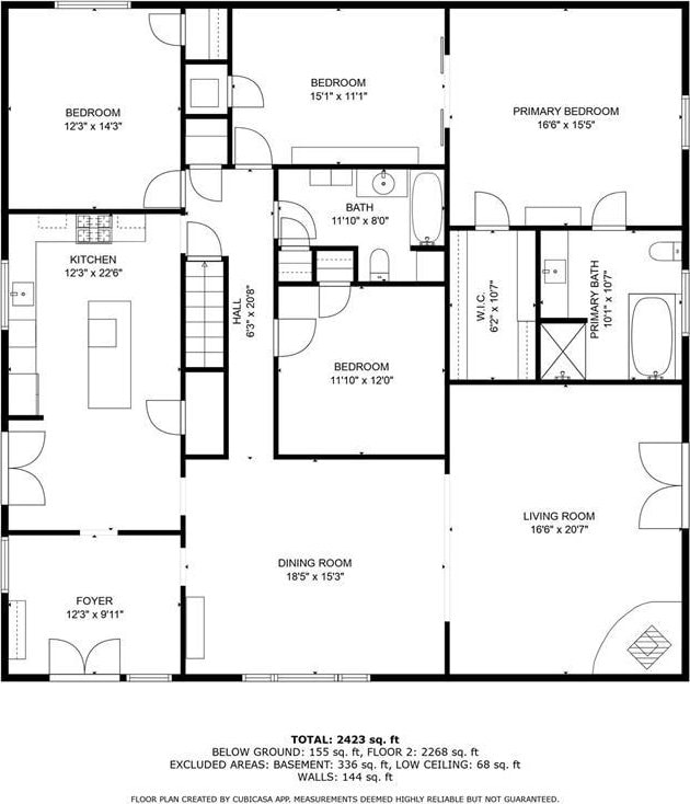 19277 E 1220th Rd, Sayre, OK 73662 - view of room layout
