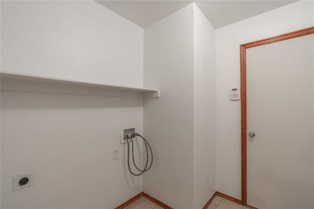 2412 NW 164th Ter, Edmond, OK 73013 - washroom with hookup for a washing machine and baseboards