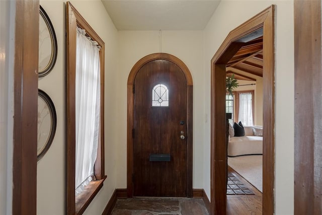 217 NW 30th St, Oklahoma City, OK 73118 - entryway featuring plenty of natural light and arched walkways