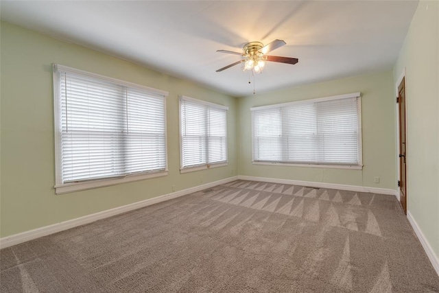 217 NW 30th St, Oklahoma City, OK 73118 - empty room featuring carpet and a ceiling fan