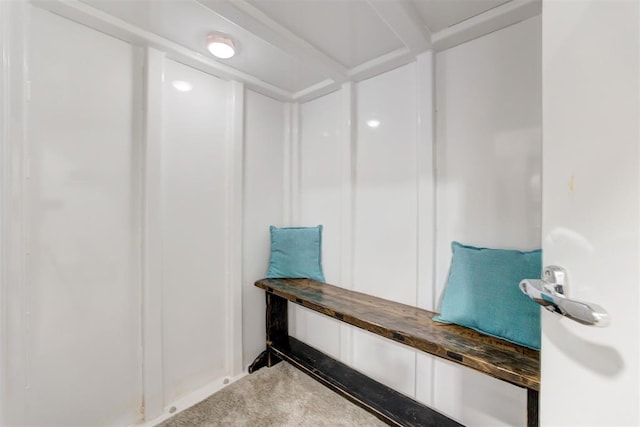14716 Turkey Hills Rd, Newalla, OK 74857 - mudroom with carpet floors