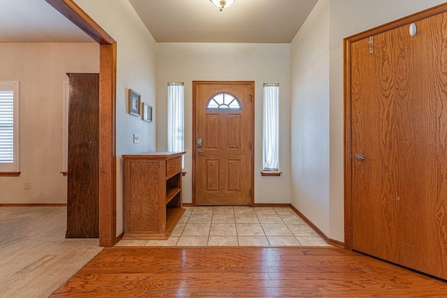 105 Kimberling Dr, Moore, OK 73160 - foyer entrance with baseboards