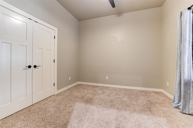 7600 Walk In The Park Dr, Edmond, OK 73034 - unfurnished bedroom with carpet and ceiling fan