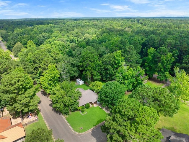 1001 Norris Ave, Broken Bow, OK 74728 - aerial view of a heavily wooded area