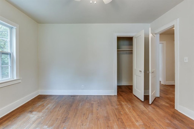 2524 NW 15th St, Oklahoma City, OK 73107 - unfurnished bedroom with light wood-style flooring and a closet