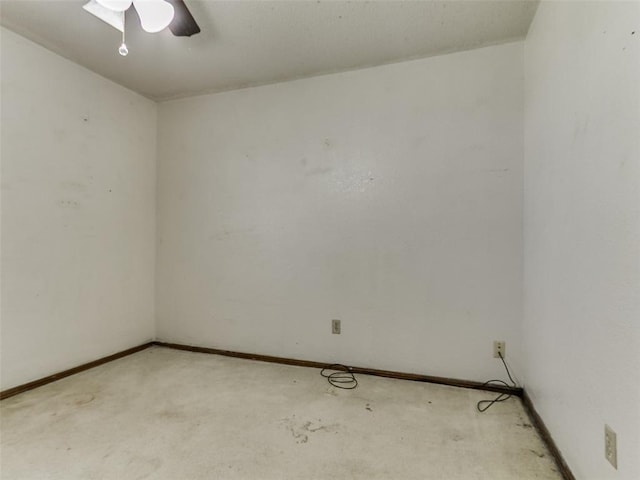 14601 Prairie Ln, Oklahoma City, OK 73165 - unfurnished room featuring a ceiling fan and baseboards