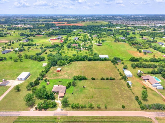 14601 Prairie Ln, Oklahoma City, OK 73165 - aerial overview of property's location featuring rural landscape