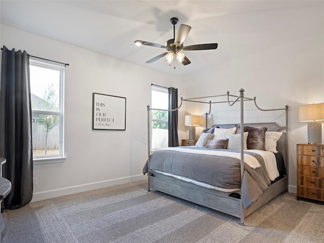 408 Nantucket Blvd, Norman, OK 73071 - bedroom featuring carpet and ceiling fan