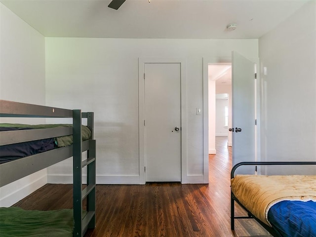 2016 Hardin Dr, Oklahoma City, OK 73111 - bedroom featuring wood finished floors and baseboards