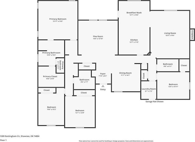 1309 Nottingham Cir, Shawnee, OK 74804 - photo 39