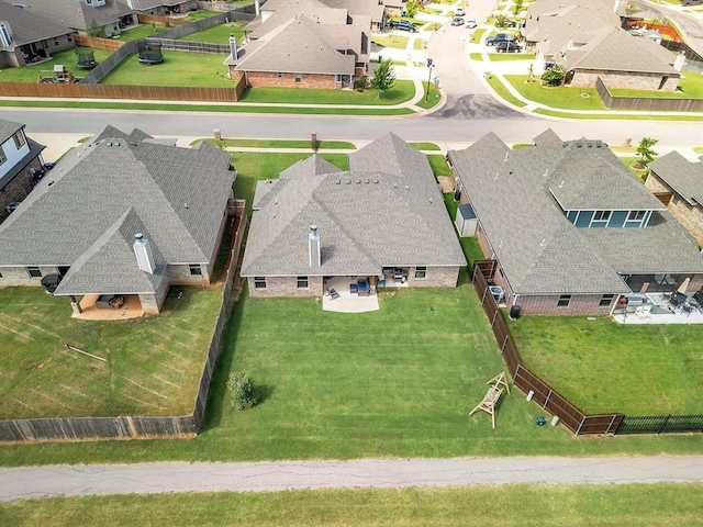18716 Lazy Grove Dr, Edmond, OK 73012 - aerial perspective of suburban area