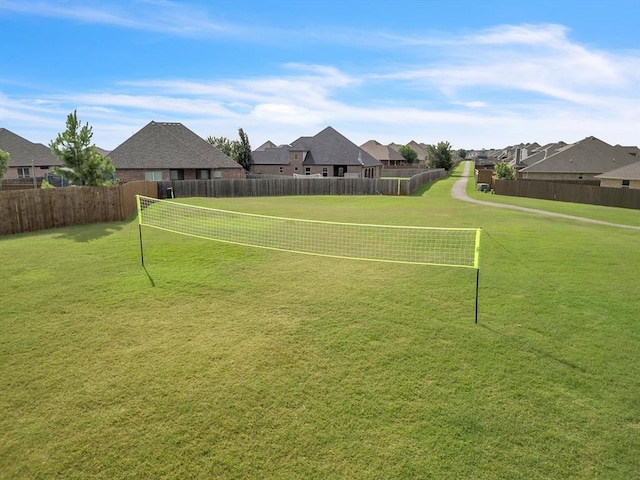 18716 Lazy Grove Dr, Edmond, OK 73012 - view of home's community with an area for soccer and a residential view