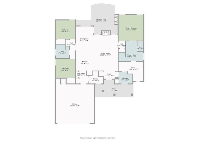 18716 Lazy Grove Dr, Edmond, OK 73012 - view of property floor plan
