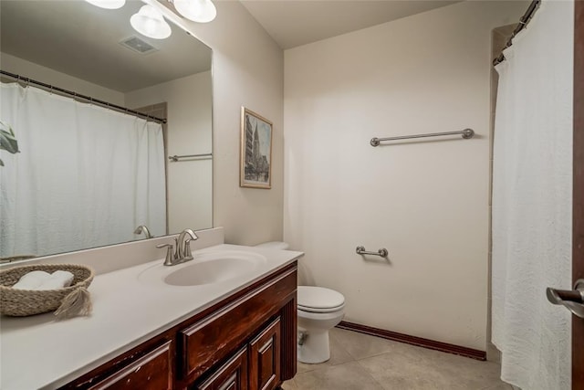 1704 NW 171st St, Edmond, OK 73012 - bathroom featuring vanity and tile patterned flooring