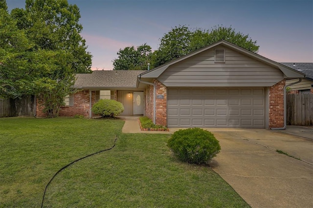 3725 N Grant Ave, Bethany, OK 73008 - ranch-style house with brick siding, concrete driveway, and a garage