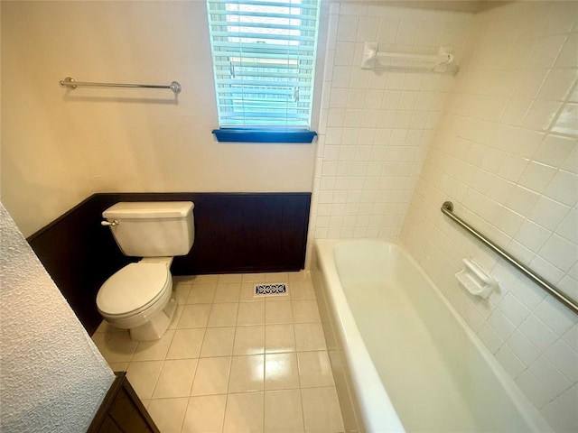 2608 SW 93rd, Oklahoma City, OK 73159 - bathroom with tile patterned flooring, vanity, and bathing tub / shower combination