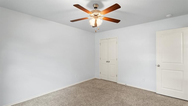 3021 NW 179th Ct, Edmond, OK 73012 - carpeted empty room with ceiling fan and a smoke detector