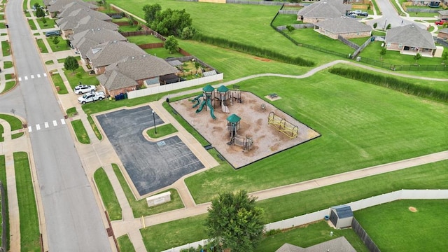 3021 NW 179th Ct, Edmond, OK 73012 - aerial view of residential area featuring a community park