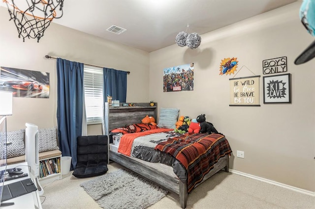 17425 White Hawk Dr, Edmond, OK 73012 - bedroom with carpet and baseboards