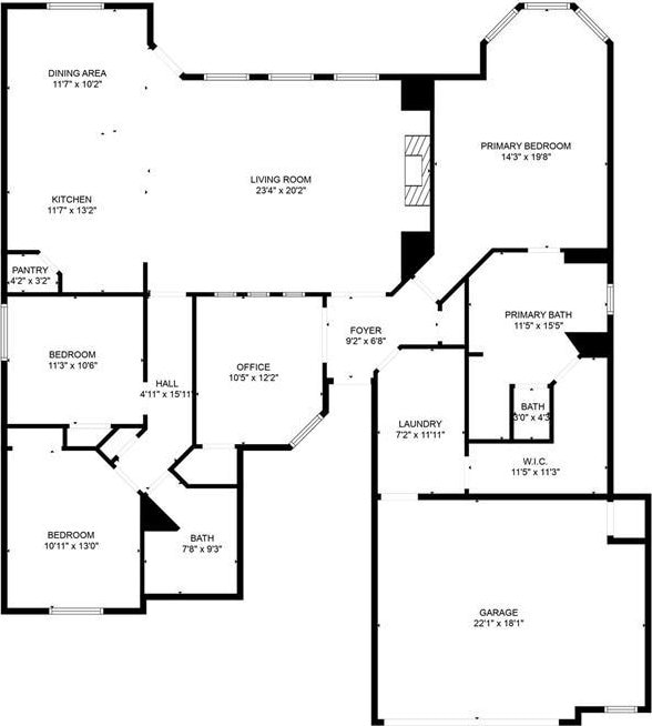 17425 White Hawk Dr, Edmond, OK 73012 - view of home floor plan