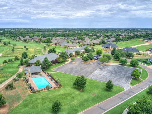 4800 Stelens Ct, Norman, OK 73071 - bird's eye view of a pool