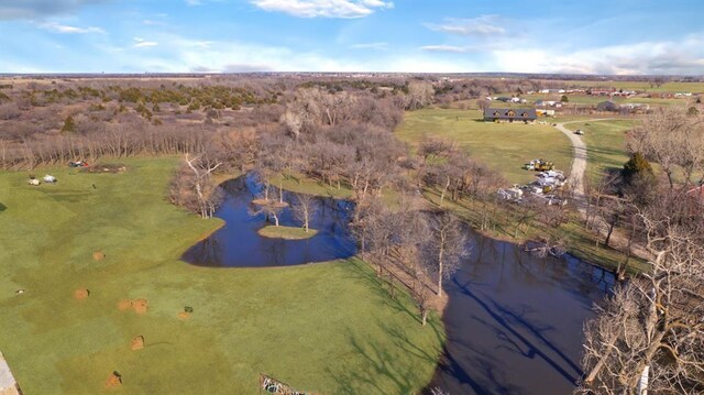 8960 N Banner Rd, Yukon, OK 73099 - aerial view of a nearby body of water
