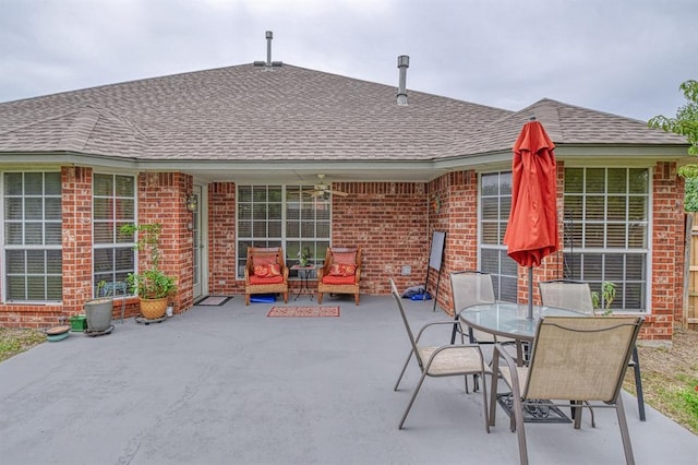 645 SW 160th St, Oklahoma City, OK 73170 - view of patio / terrace with outdoor dining space