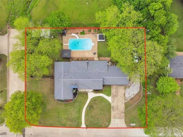 1800 SW 6th St, Ardmore, OK 73401 - aerial view of property's location with property boundaries highlighted