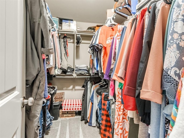8025 Waters Edge Way, Del City, OK 73135 - spacious closet with carpet floors