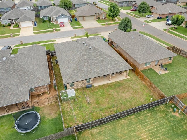 11604 SW 9th St, Yukon, OK 73099 - aerial view of residential area