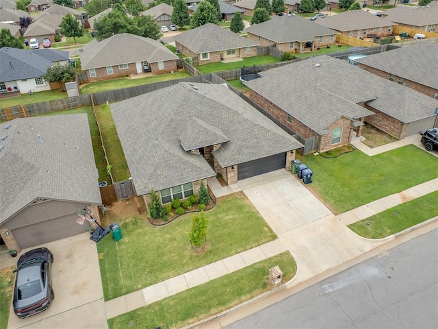 11604 SW 9th St, Yukon, OK 73099 - aerial view of residential area