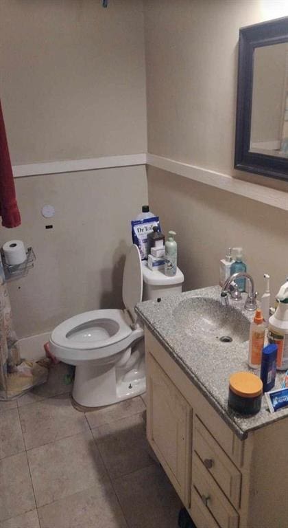 1142 NW 31st St, Oklahoma City, OK 73118 - bathroom featuring vanity and tile patterned floors